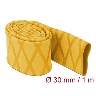 Delock 19599 Zsugorcső Sárga 30 mm Zsugorodási arány:2:1 1 db-0