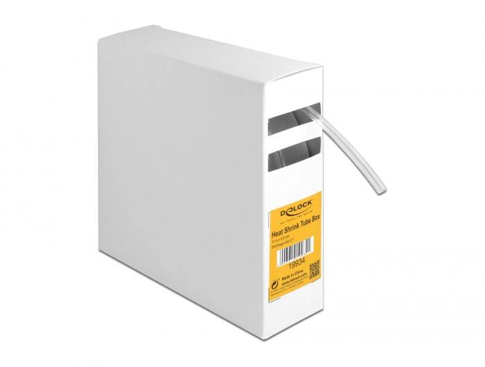 Delock 19934 Zsugorcső készlet Átlátszó 4 mm Zsugorodási arány:2:1 1 db-0