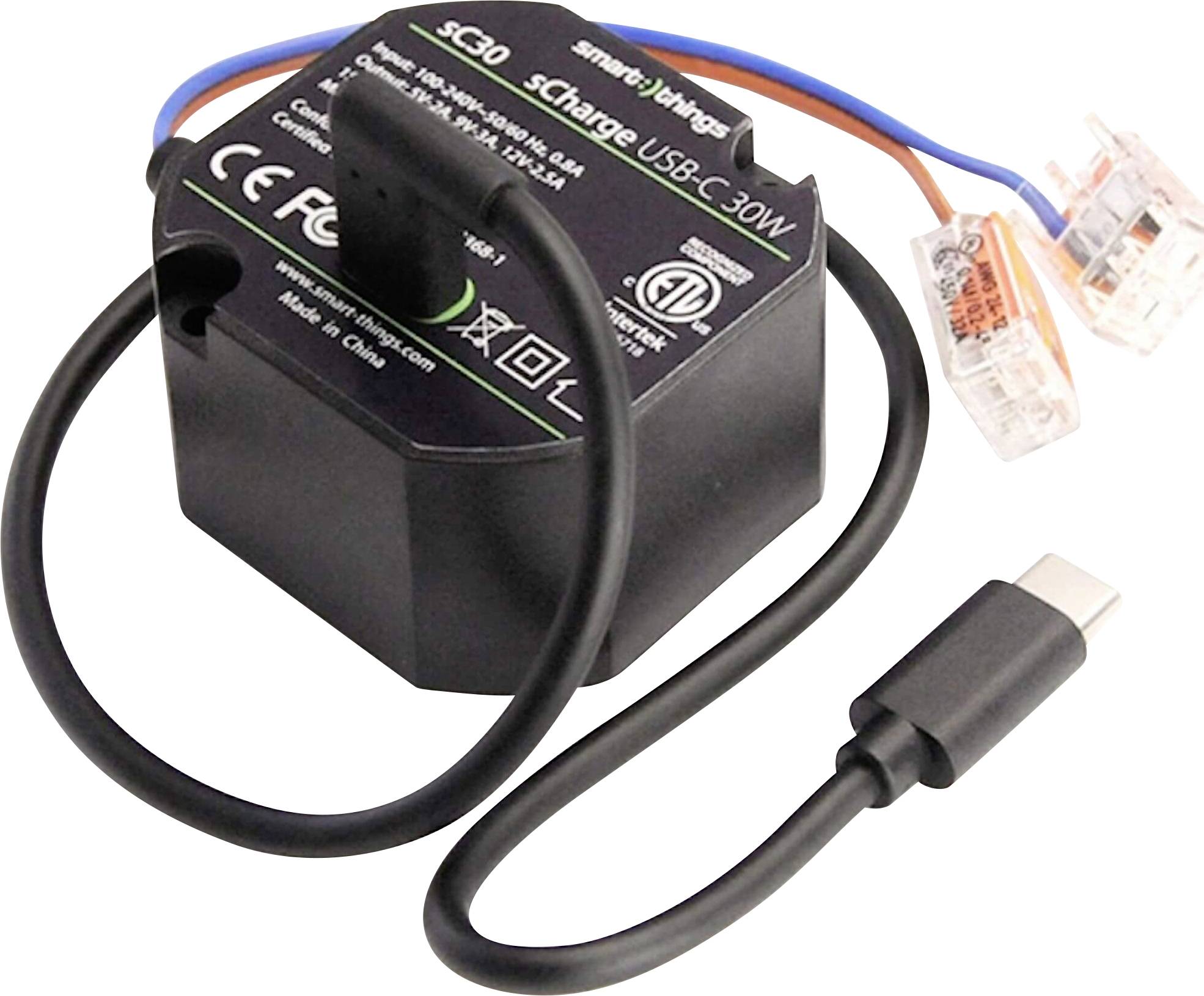 Smart Things sC30 C AC/DC beépíthető tápegység 30 W 9 V 3 A USB Power Delivery (USB-PD)