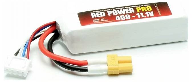 Red Power Akkucsomag, LiPo 11.1 V 400 mAh Cellaszám: 3 60 C Soft doboz XT30