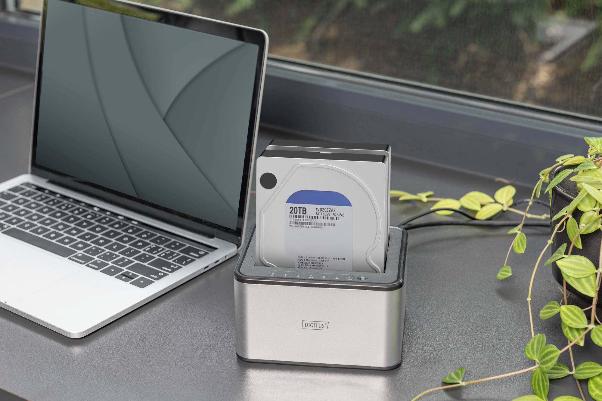 Digitus DA-71540-2 USB-A, USB, USB-A (USB 3.0) SATA, SATA 6 Gb/s, SATA I, SATA II, SATA III Merevlemez másoló állomás 2.-5