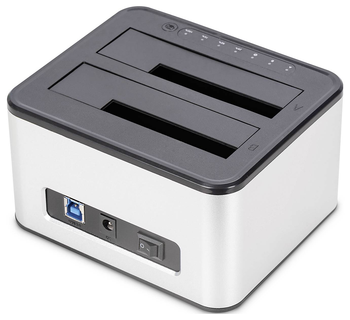 Digitus DA-71540-2 USB-A, USB, USB-A (USB 3.0) SATA, SATA 6 Gb/s, SATA I, SATA II, SATA III Merevlemez másoló állomás 2.-3
