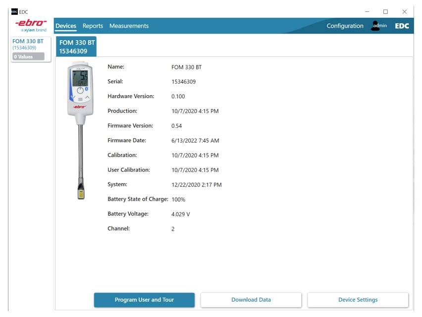 Xylem Easy Data Collector Mérőszoftver