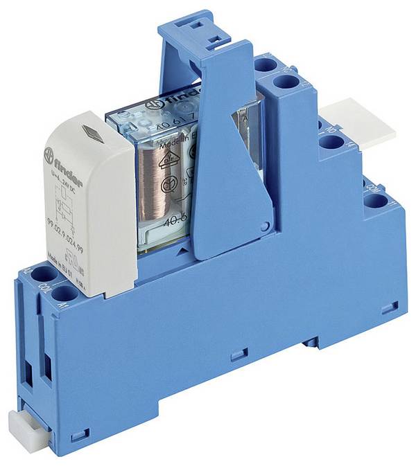 Finder 48.61.7.012.1050 Csatoló relé 250 V/AC, 400 V/AC 1 váltó 1 db