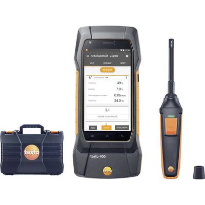 testo 400 - Gebrauchsnormal Set Környezeti méréstechnika készlet Hőmérséklet, Nyomás -40, 0 - 150, 200 °C, hPa