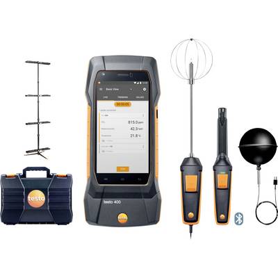testo 400 - Behaglichkeits-Set mit Stativ Környezeti méréstechnika készlet Hőmérséklet, Nyomás -40, 0 - 150, 200 °C, hPa