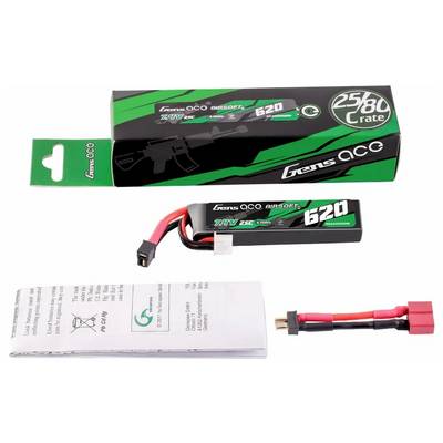 Gens ace Akkucsomag, LiPo 7.4 V 620 mAh