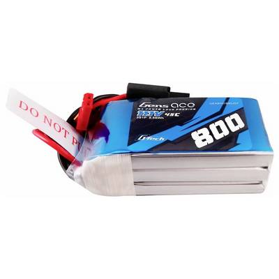 Gens ace Akkucsomag, LiPo 11.1 V 800 mAh 45 C Tömb JST-SYP