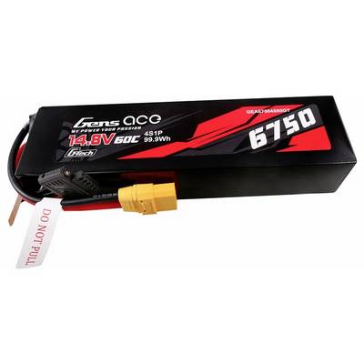 Gens ace Akkucsomag, LiPo 14.8 V 6750 mAh 60 C Tömb XT90