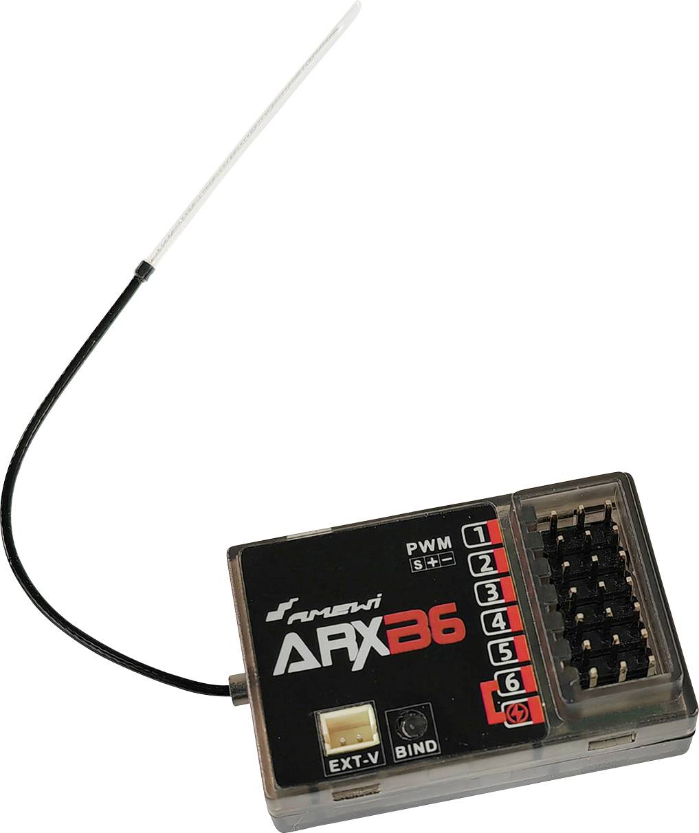 Amewi ARXB6 6 csatornás vevő 2,4 GHz