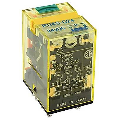 Idec RU Series Ipari relé Névleges feszültség: 220 V/AC Max. kapcsolási áram: 6 A 1 db