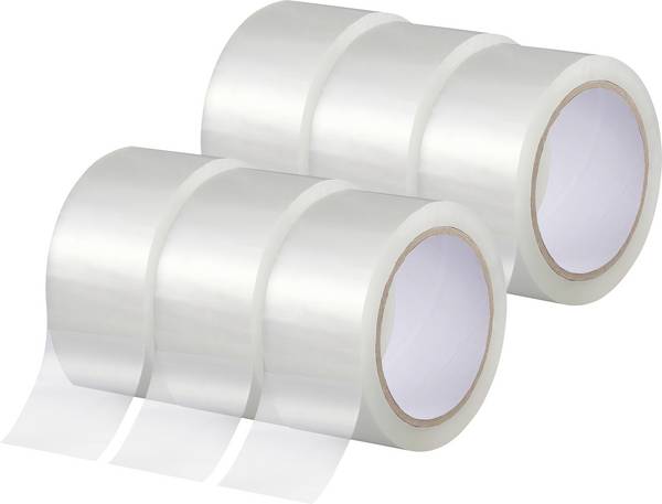 TOOLCRAFT  TO-10187127 Csomagolószalag  Átlátszó (H x Sz) 66 m x 50 mm 6 db