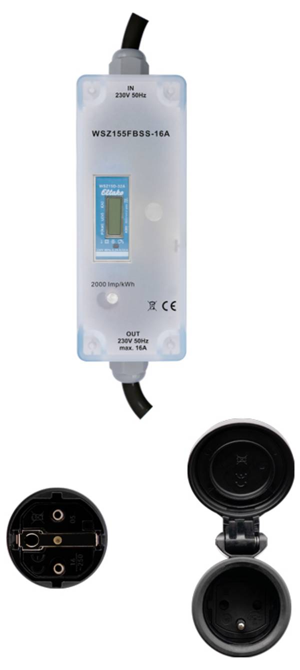 Eltako WSZ155FBSS-16A MID 28016119 Váltóáram fogyasztásmérő  digitális 5 A   1 db