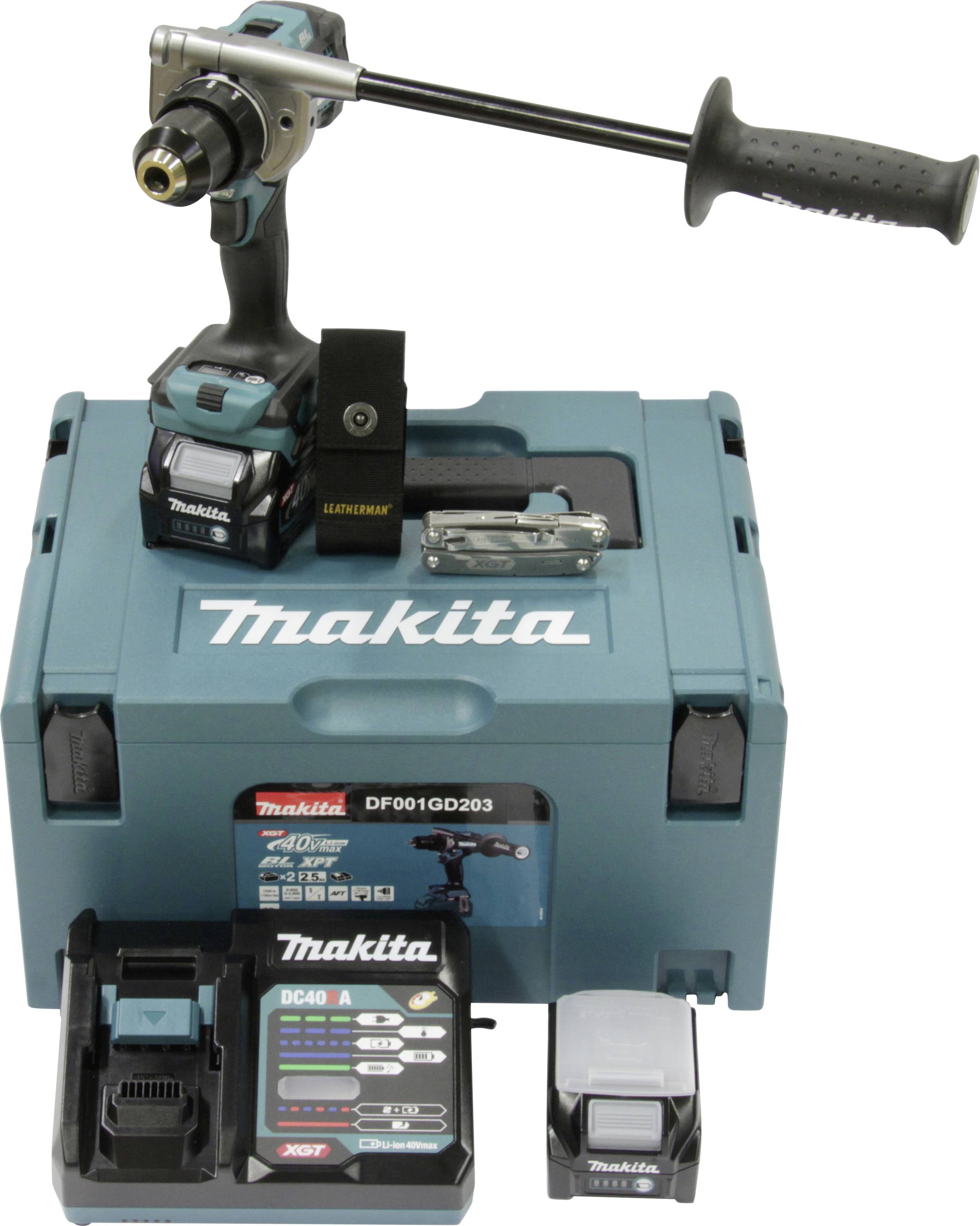 Makita DF001GD203 Akkus fúrócsavarozó 40 V kefe nélkül