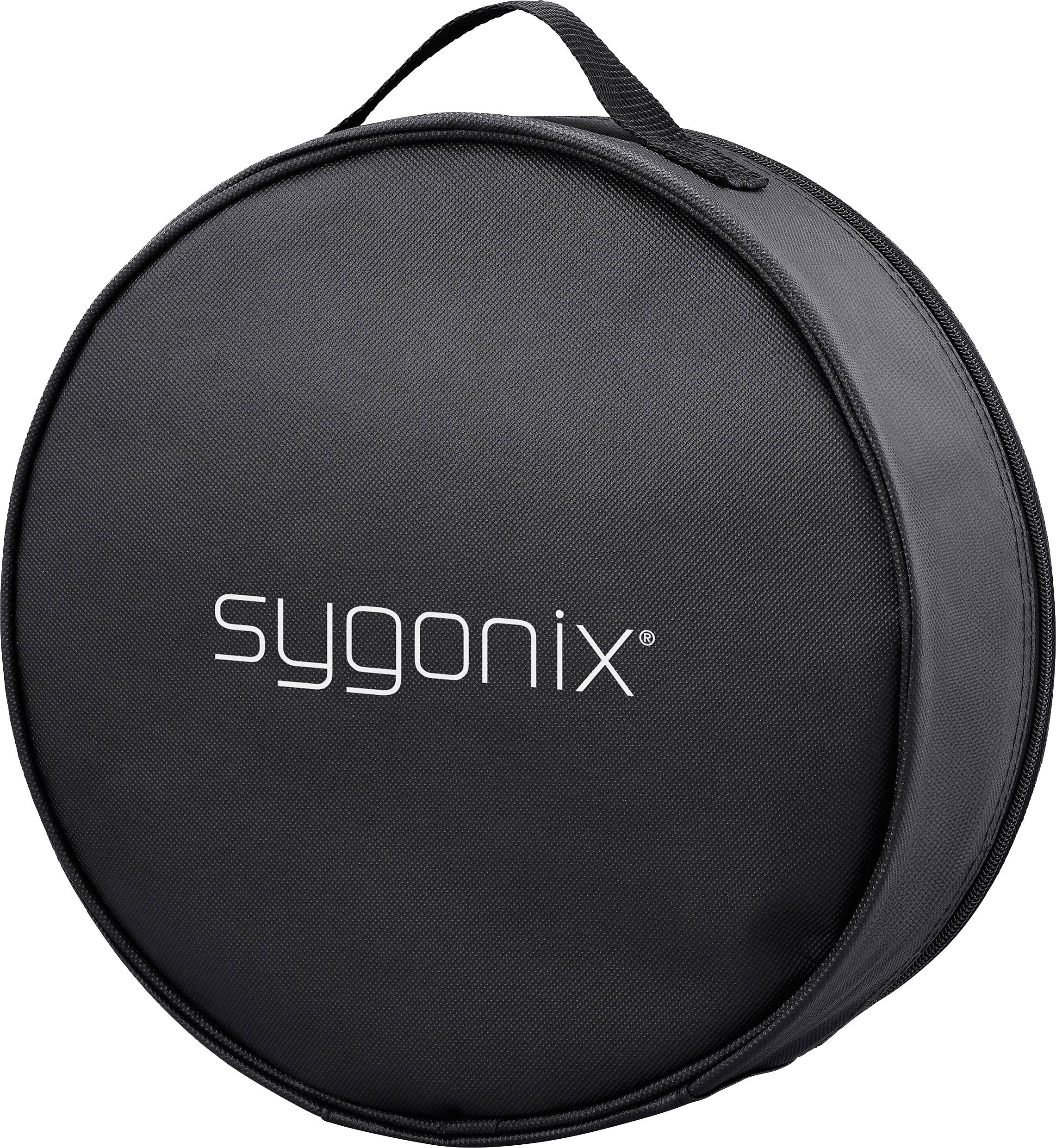 Sygonix SY-6797958 Áram Kábeltáska Fekete-0