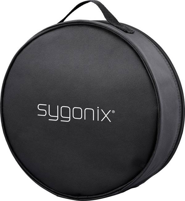 Sygonix SY-6797958 Áram Kábeltáska   Fekete