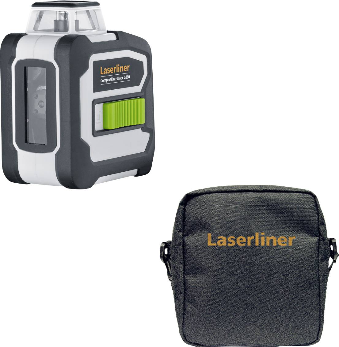 Laserliner CompactLine-Laser G360 Keresztvonalas lézer Táskával Hatótáv (max.): 30 m