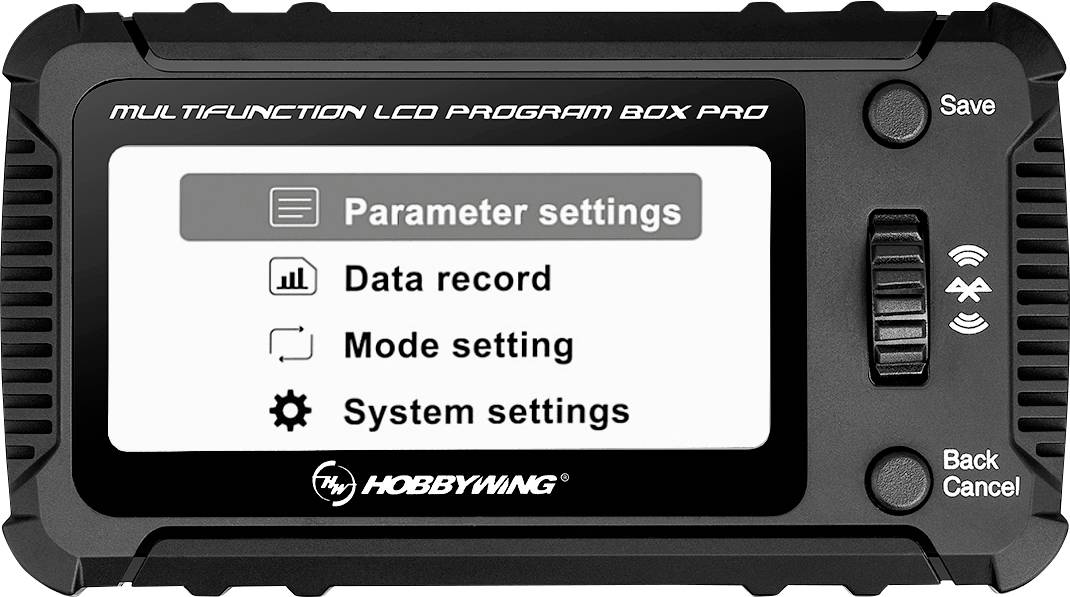 Hobbywing LCD Programmierbox Pro Programozó doboz Alkalmas: Hobbywing Xerun, Ezrun, Platinum