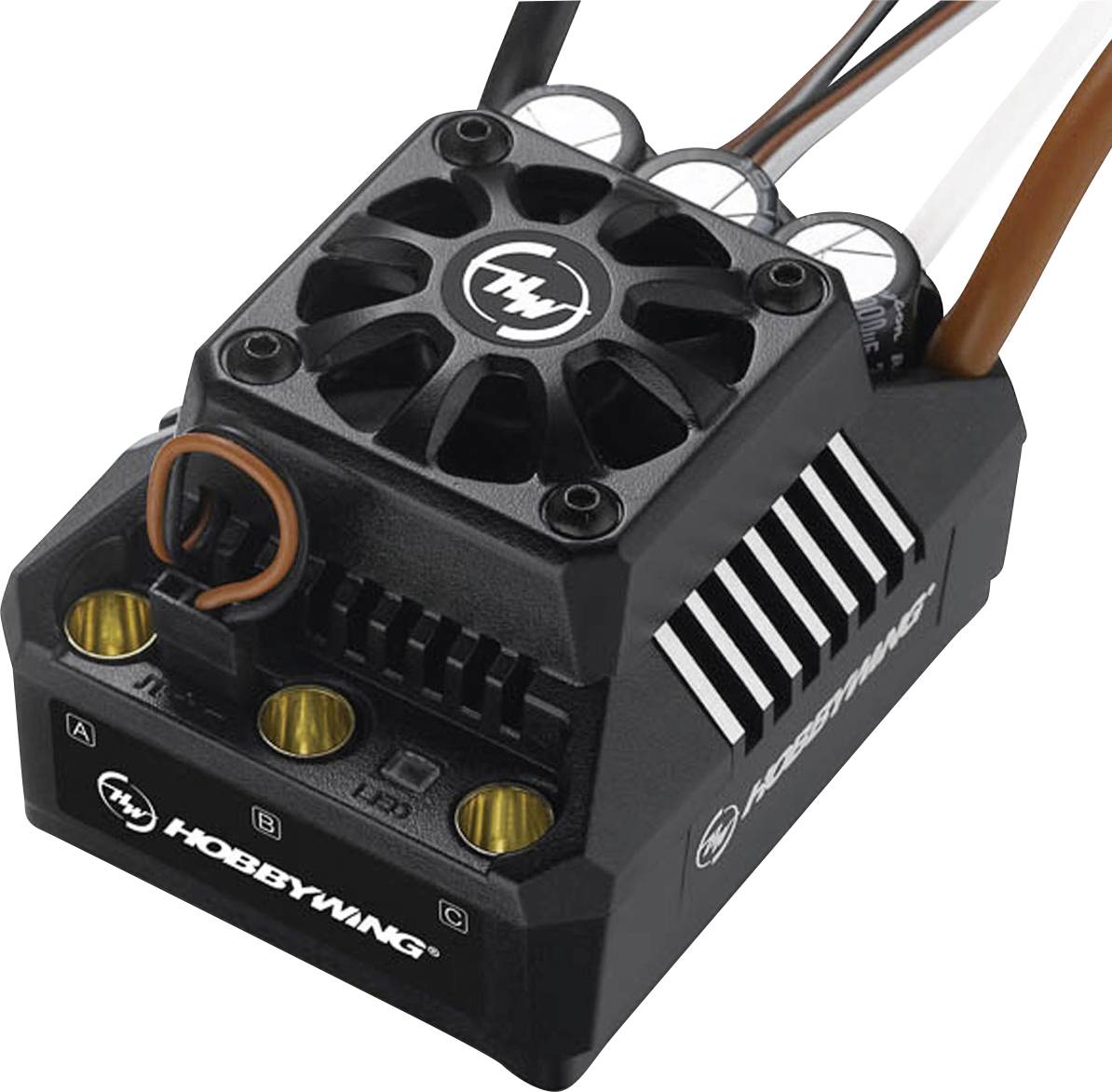 Hobbywing Ezrun MAX6 Modellautó brushless menetszabályozó Terhelhetőség (max. A): 1050 A Motorlimit (fordulat) szám: 5892