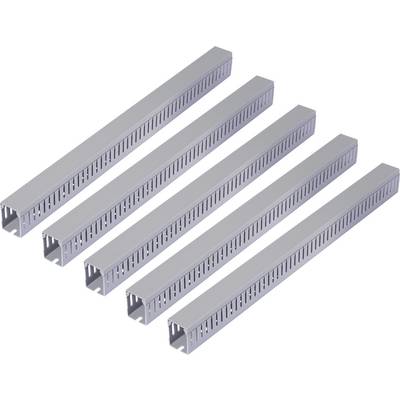 Sygonix SY-6801172 Kábelvezető csatorna (H x Sz x Ma) 2000 x 33 x 45 mm 5 db Szürke-0