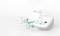 Egy hordozható inhalátor légzőmaszkkal, csövekkel és több szájcsatlakozóval, amely alkalmas otthoni inhalációs terápiára.