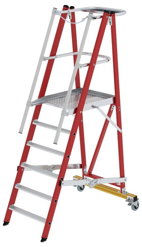 MUNK Günzburger Steigtechnik    036326  GFK/alumínium  Platform létra    Munkamagasság (max.): 3.40 cm