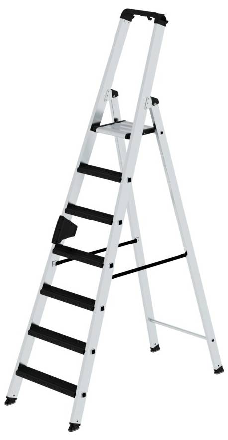 MUNK Günzburger Steigtechnik 042107 Alumínium Több fokos álló létra Munkamagasság (max.): 3.65 cm