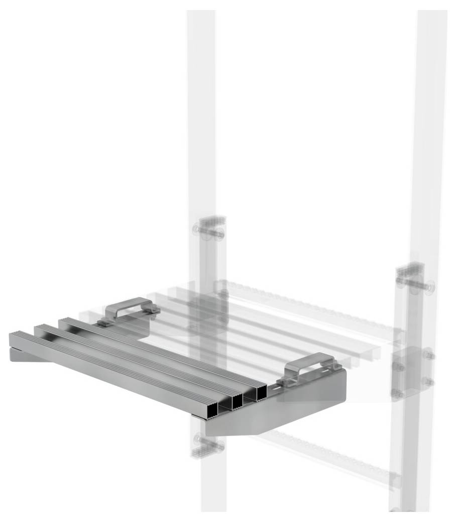 MUNK Günzburger Steigtechnik 063965 Acél, ónozott Fellépő