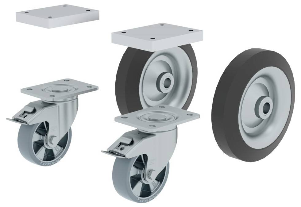 MUNK Günzburger Steigtechnik 301324 Görgő készlet 1 db