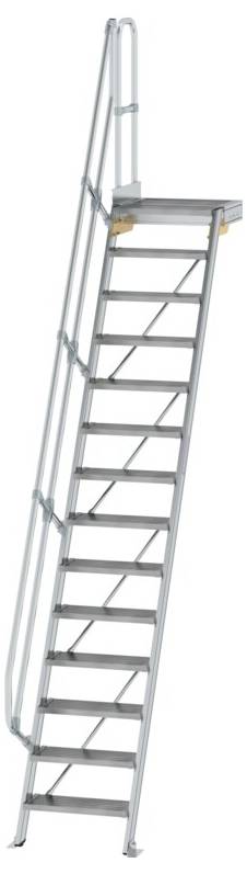 MUNK Günzburger Steigtechnik 600374 Alumínium, Acél, ónozott Lépcső