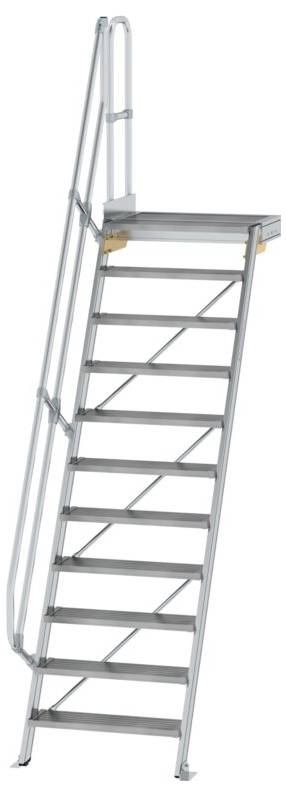 MUNK Günzburger Steigtechnik 600391 Alumínium, Acél, ónozott Lépcső