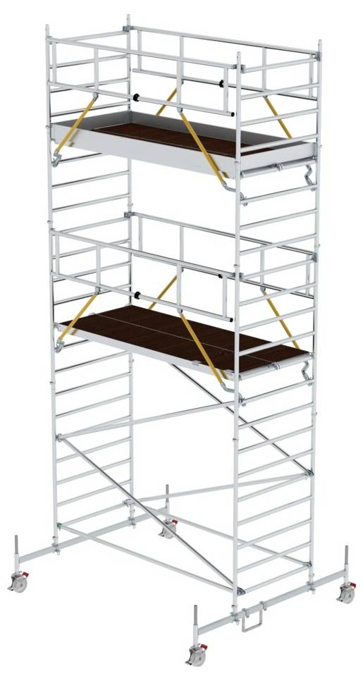 MUNK Günzburger Steigtechnik 175537 Alumínium Guruló állvány Munkamagasság (max.): 7.78 cm