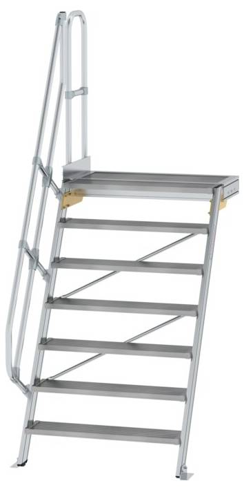 MUNK Günzburger Steigtechnik 600407 Alumínium, Acél, ónozott Lépcső