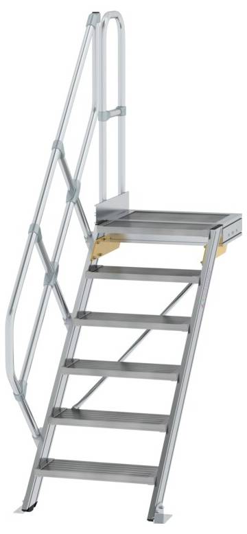 MUNK Günzburger Steigtechnik 600426 Alumínium, Acél, ónozott Lépcső