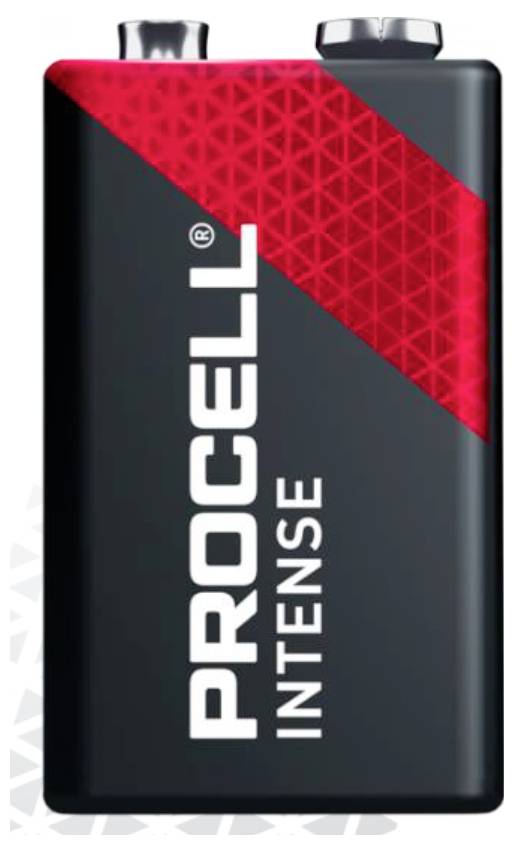 9V-os elem PROCELL Procell Intense Alkáli mangán 628 mAh 9 V 1 db