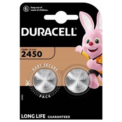 Duracell Gombelem CR 2450 3 V 2 db 620 mAh Lítium CR2450