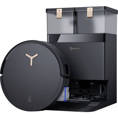 ECOVACS DEX56-12EC Porszívó és felmosó robot Fekete Hangvezérelt, Távirányítható, Kompatibilis az Amazon Alexa-val, Komp