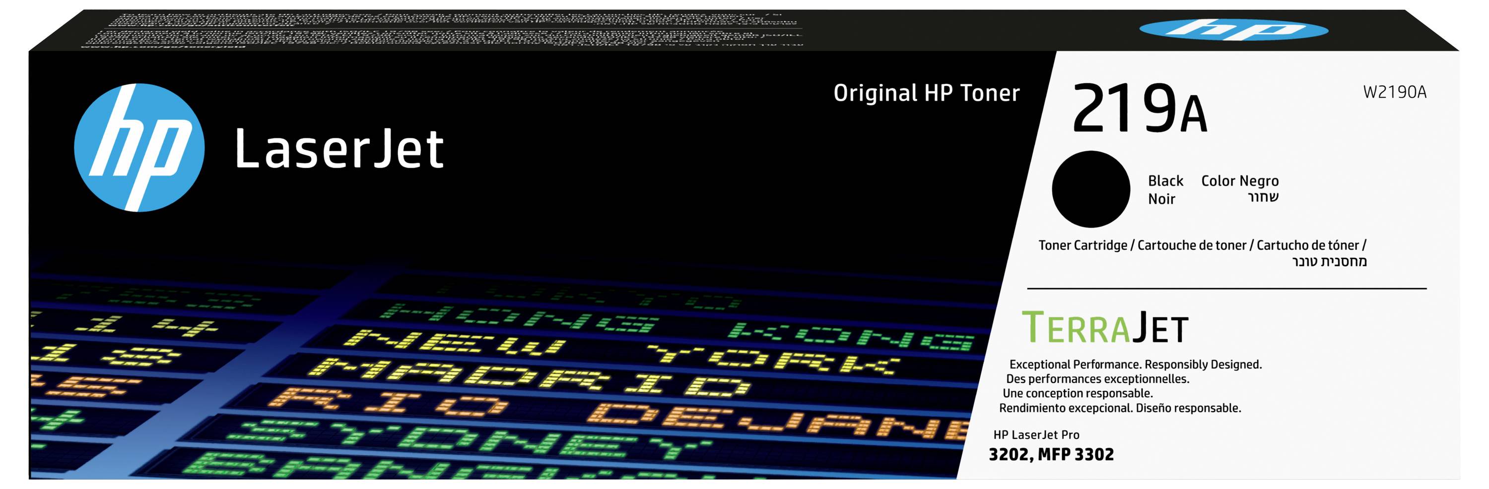 HP LaserJet eredeti HP toner kazetta 219A, fekete, TerraJet, HP Color LaserJet nyomtatók számára.