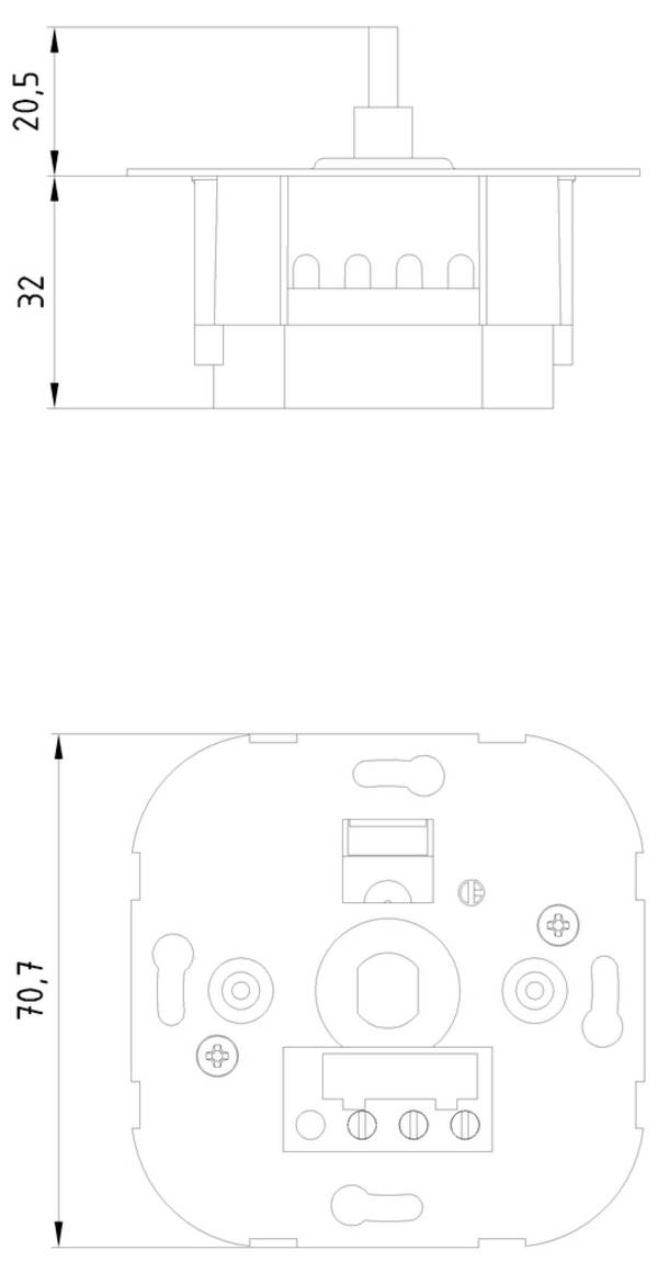 Siemens 5TC8265 Forgatható dimmer