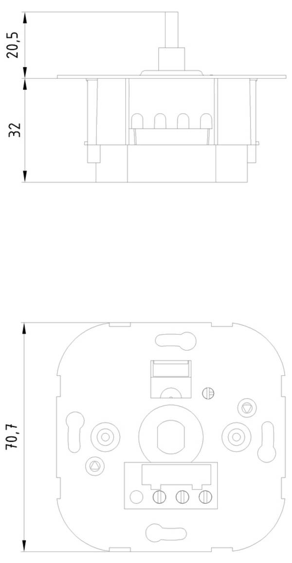 Siemens 5TC8275 Forgatható dimmer