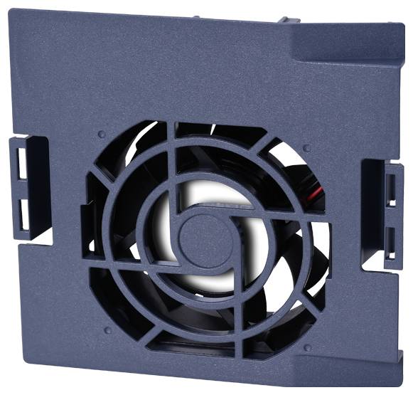 Kisméretű ventilátor téglalap alakú házban szellőzőnyílásokkal. Elsősorban elektronikai eszközök hűtésére szolgál.