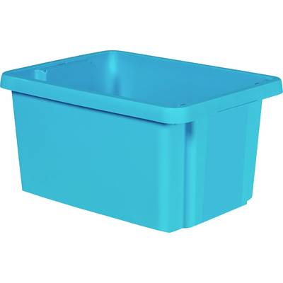 Curver 225366 Tárolódoboz ESSENTIALS Drehstapelbox 16L, blau Kék 1 db