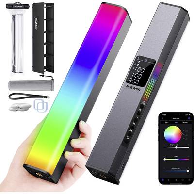Neewer RGB1 10 Watt RGB LED Stablicht LED-es videós lámpa LED-ek száma: 150