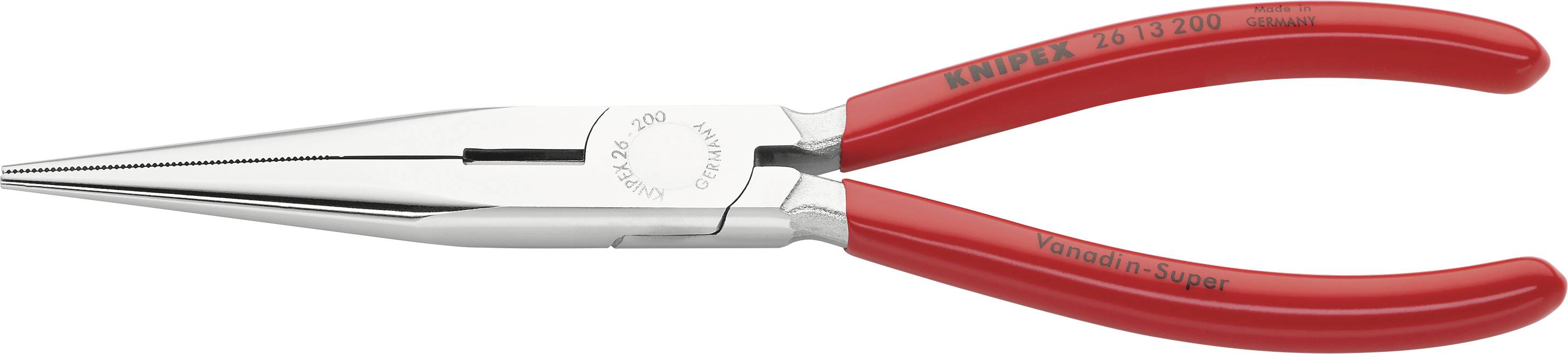Knipex 26 13 200 Lapos kerek csőrű fogó 200 mm