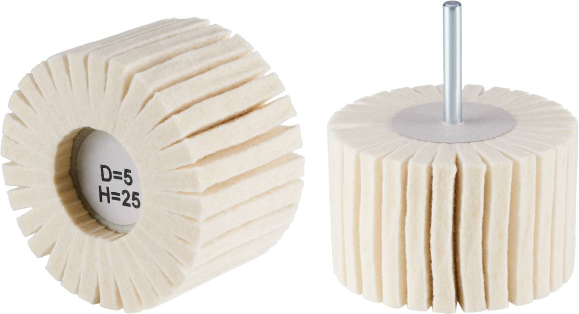 RHODIUS FLP, 10 filclapos polírozógép 80 x 50,0 x 6,00 mm, TOPline, Németországban gyártott, rozsdamentes acélhoz, acélhoz, színesfémekhez Rhodius 305387