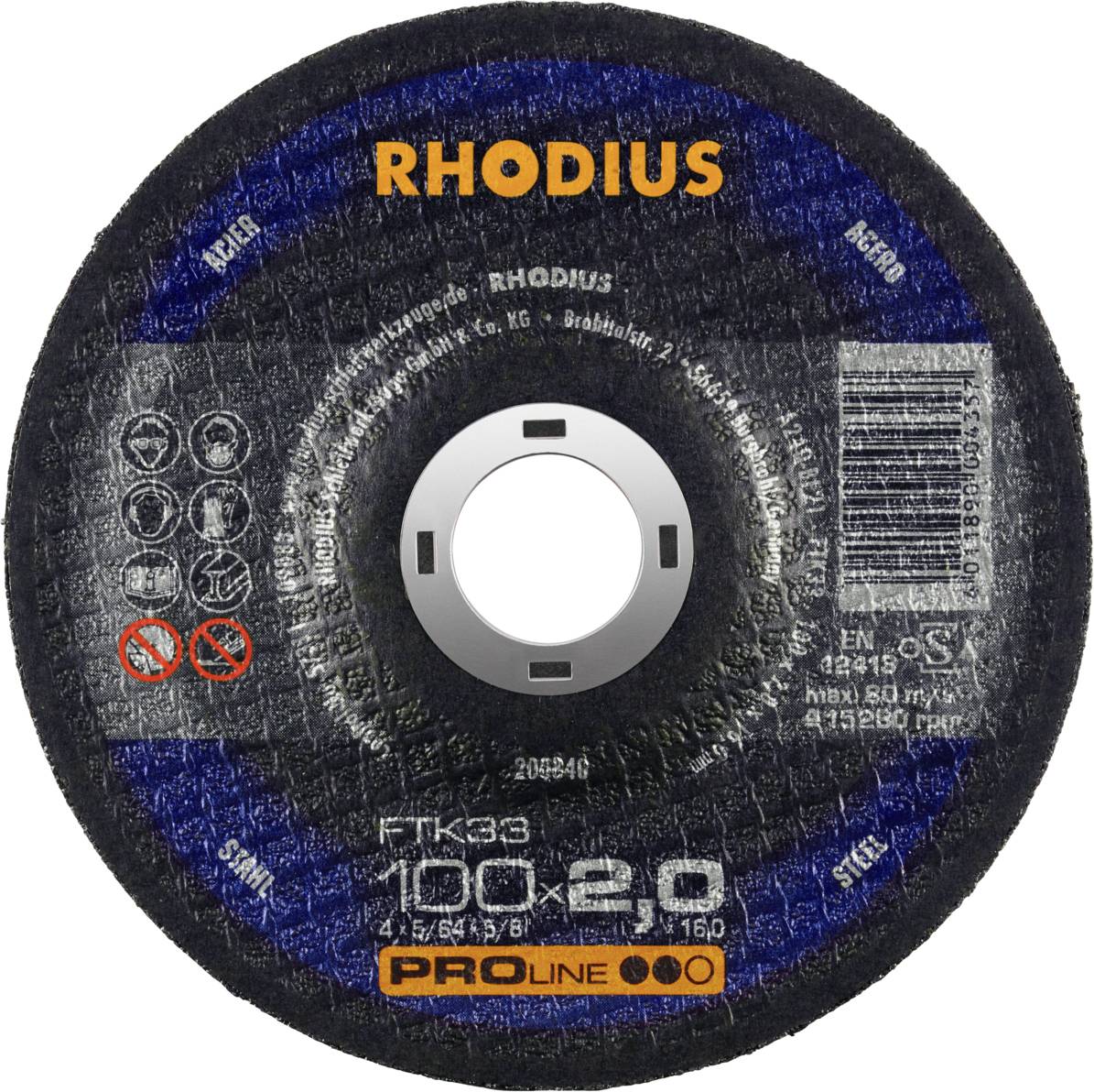 Rhodius FTK33 200840 Vágótárcsa készlet 25 db Acél