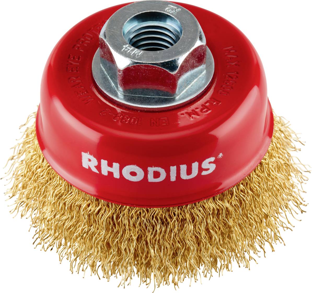 Rhodius RHODIUS MTBW, csészekefe 75 x 23 x M14 mm, hullámos, PROline, acélhoz 353243 1 db