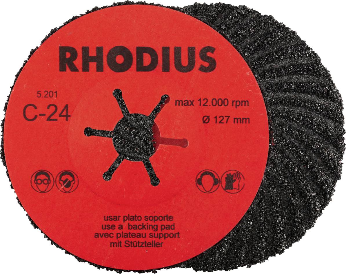 Rhodius 300476 Rost tárcsa Szemcsézet=24 25 db