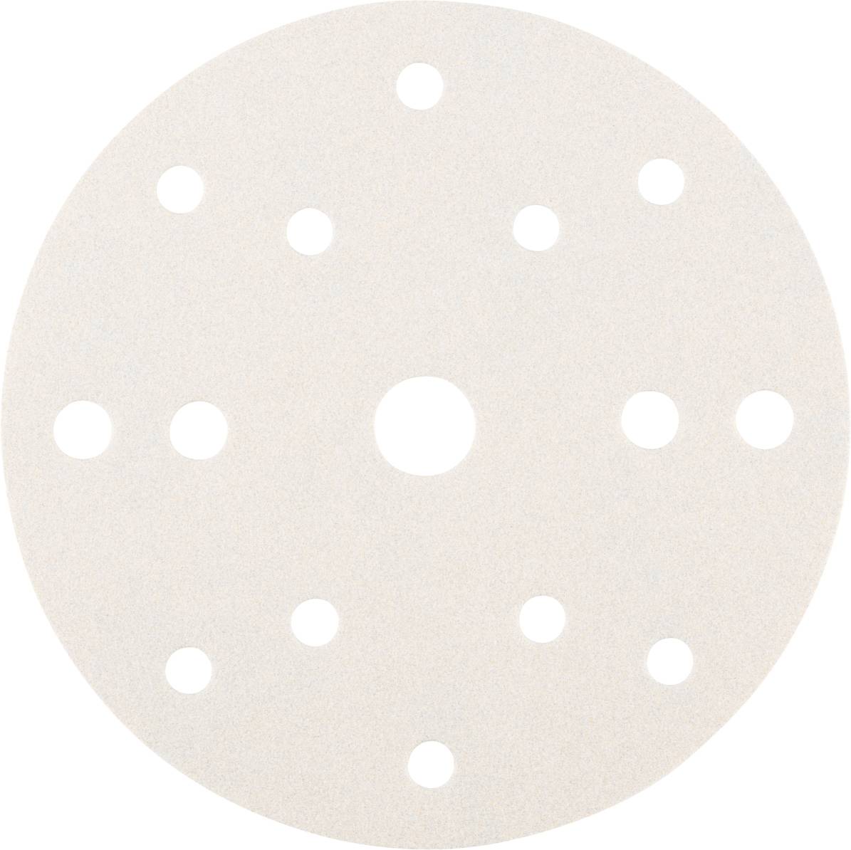 Rhodius 305981 RHODIUS SKP15 WHITE V, 50 db. Tépőzáras tárcsa 150 mm, forma CK 861, szemcse 150, ALPHAline, színesfémekhez, fához 50 db