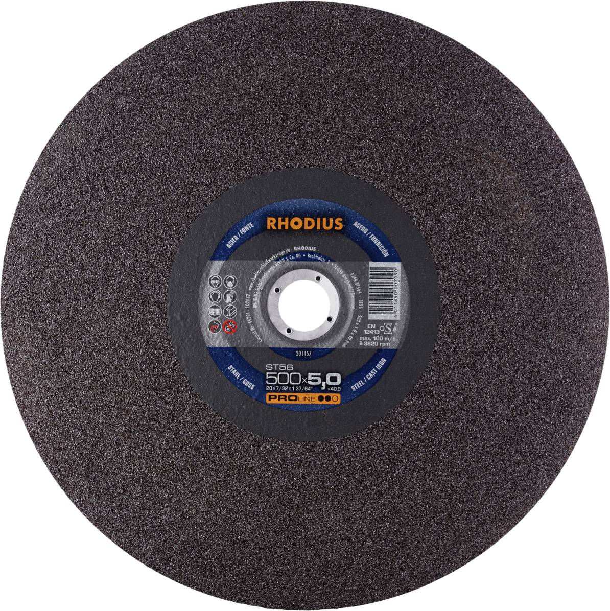 Rhodius ST56 201457 Vágótárcsa 10 db Acél, Öntvény